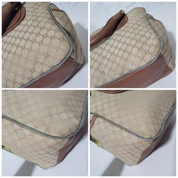 Celine Macadam Canvas and Leather Boogie Tote Bag Beige/Brown - Picture 11 of 12